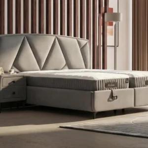 Dreamland Storage Bed Set with Headboard & Mattress